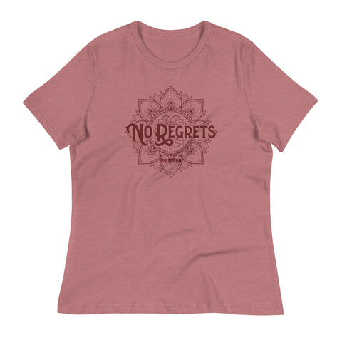 No Regrets Women's Relaxed T-Shirt - Mauve