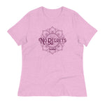 No Regrets Mandala Women's Relaxed T-Shirt - Pink